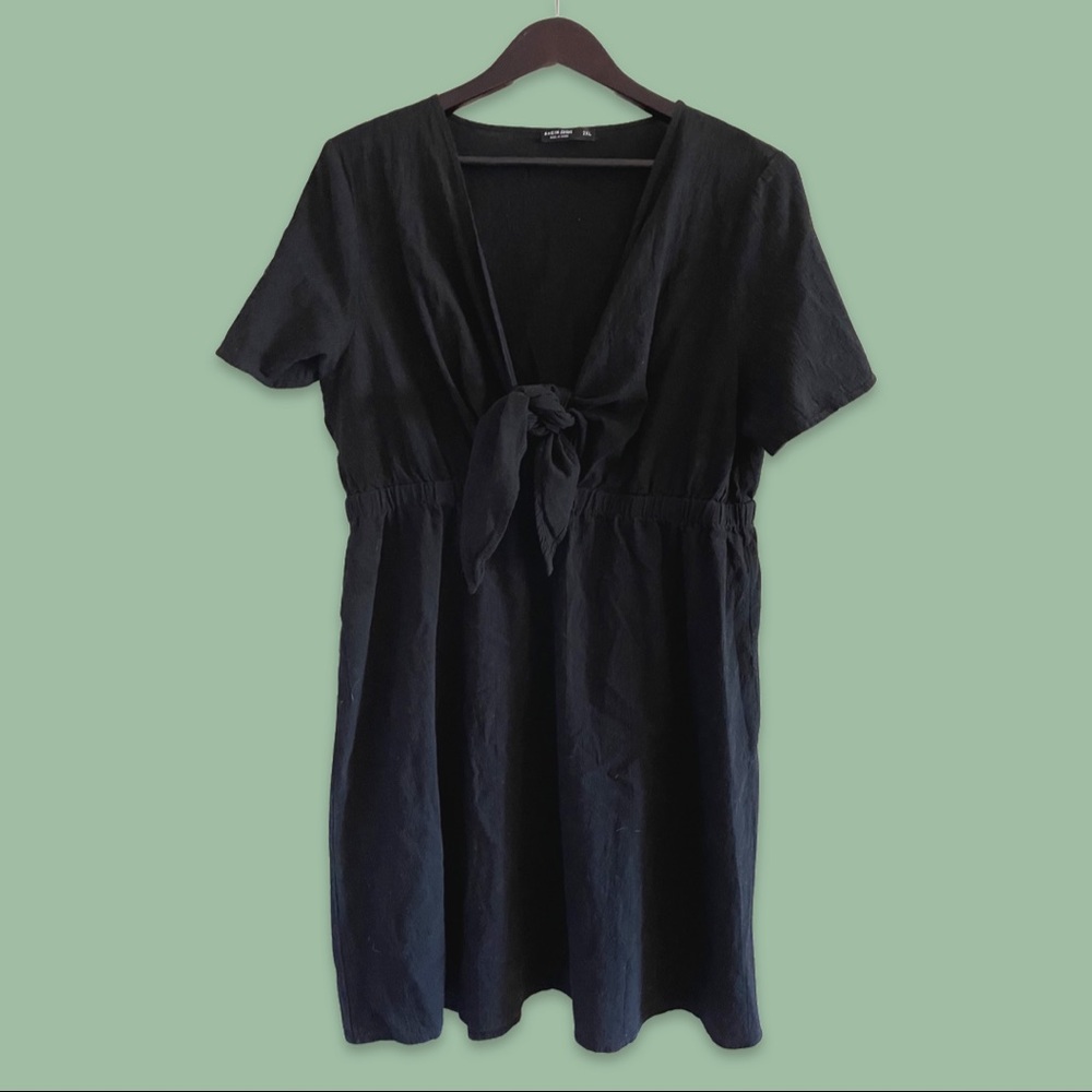 Front Tie Minidress